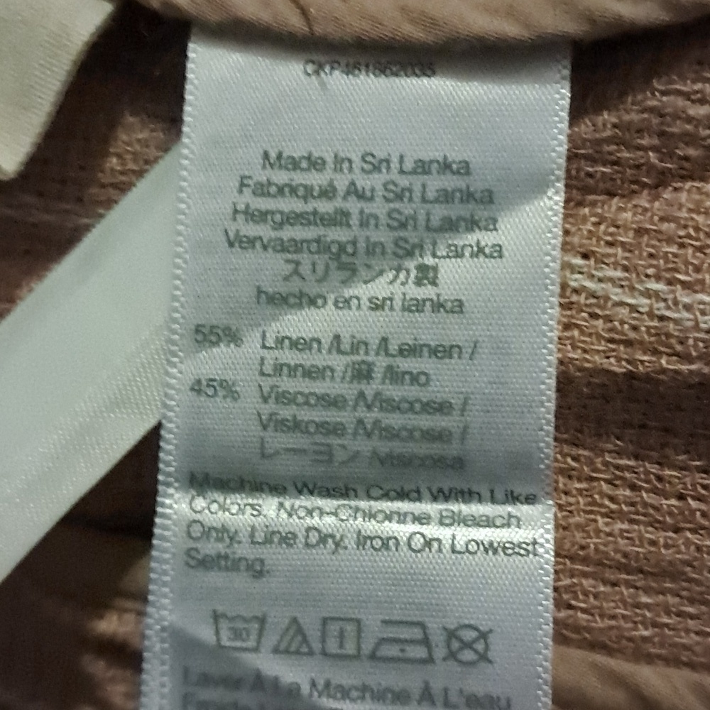Madewell Pink Breezewoven Larsen Blazer Size XS Linen Casual Preppy Resortwear - Picture 8 of 10